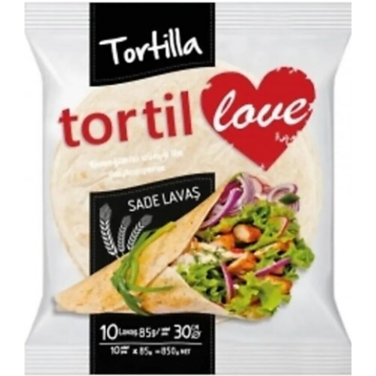 TORTILLOVE LAVAS 30 CM 850 G