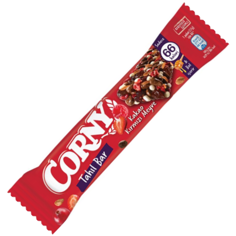 CORNY TAHIL BAR KAKAO KIRMIZI MEYVE 66 KALORI 20 G