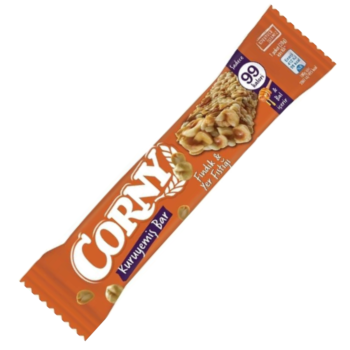 CORNY KURUYEMIS BAR FINDIK YER FISTIGI 99 KAL 20 G