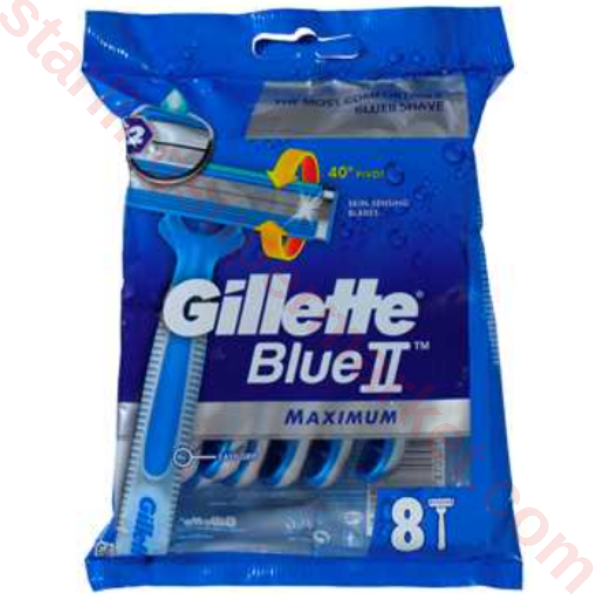 GILLETTE BLUE 2 TIRAS BICAGI MAXIMUM POSET 8 LI