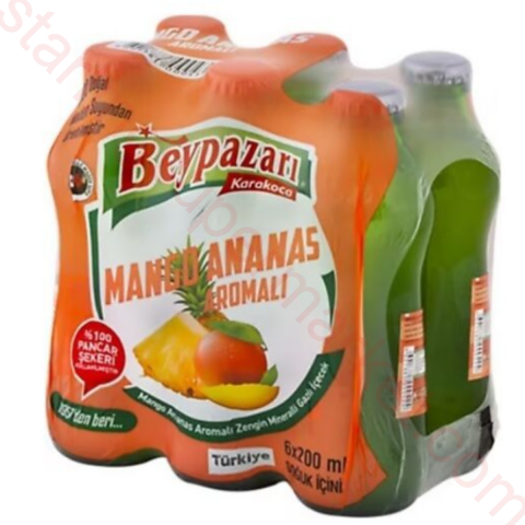 BEYPAZARI MADEN SUYU MANGO-ANANAS 6*200 ML