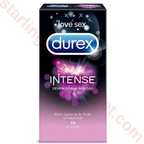 DUREX PREZERVATIF INTENSE 10 LU