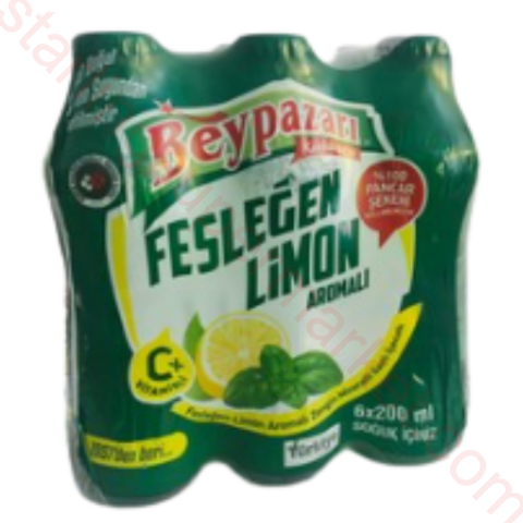 BEYPAZARI MADEN SUYU FESLEGEN-LIMON 6*200 ML