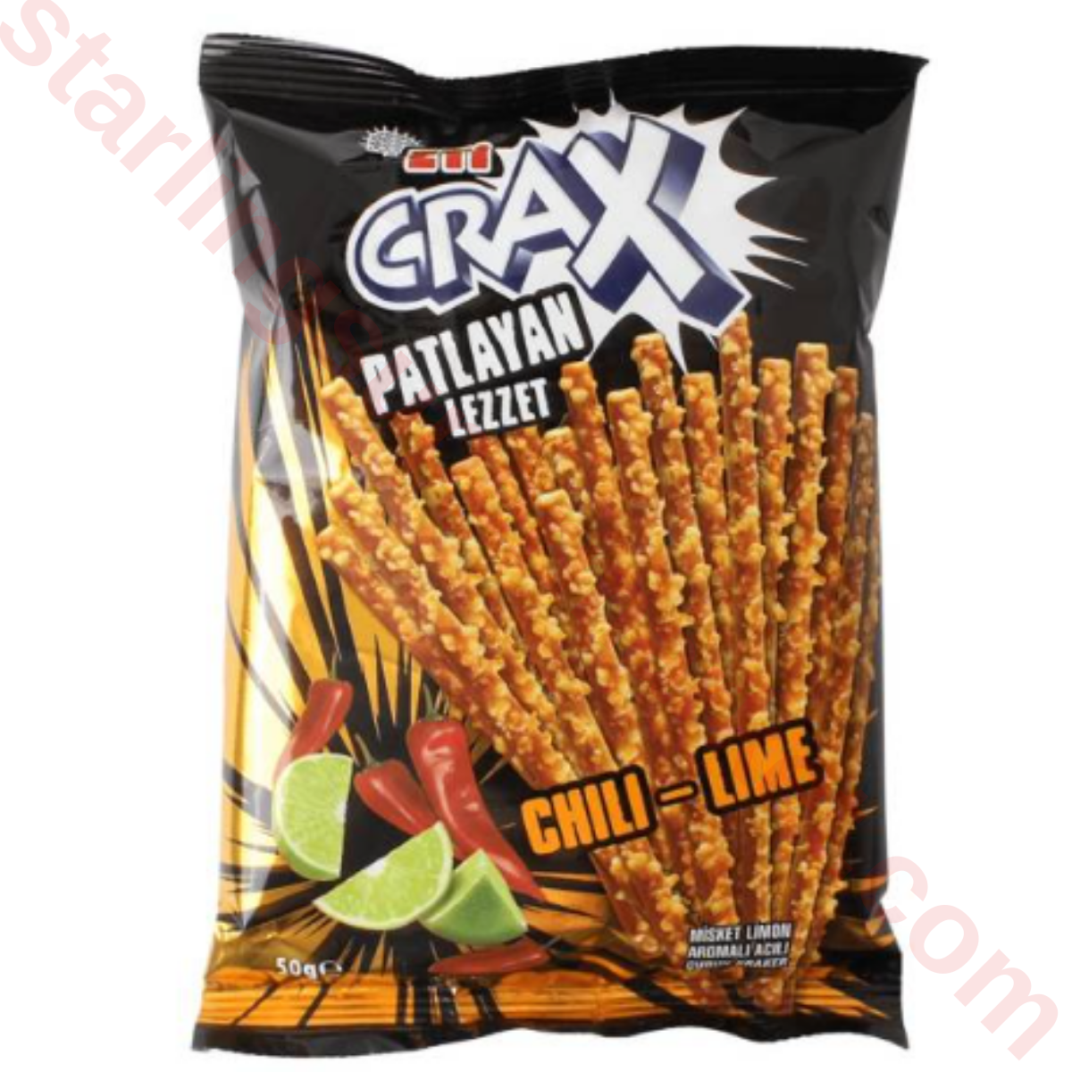 ETI CRAX PL CHILI LIME CUBUK KRAKER 50 G