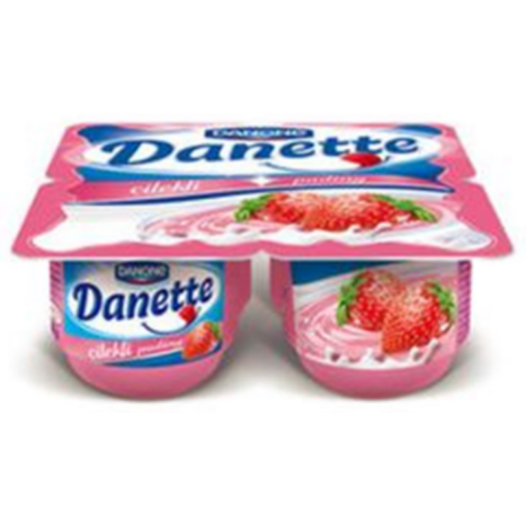 DANETTE PUDING CILEKLI 4 LU 4*110 G