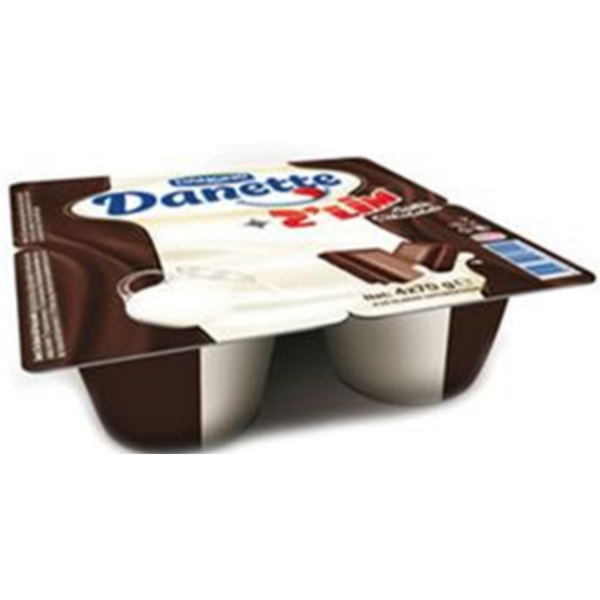 DANETTE PUDING CIFTE LEZZET CIKOLATA SUT 4*80 G