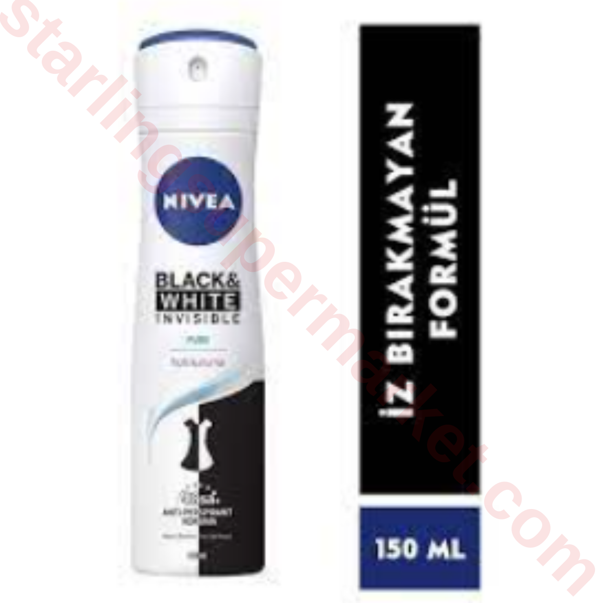 NIVEA DEO SPREY KADIN B&W PURE 150 ML