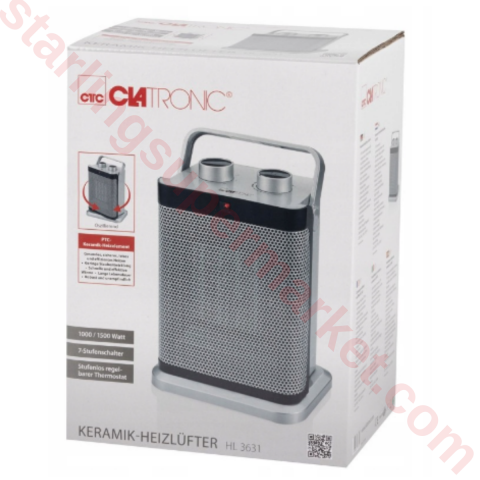 CLATRONIC SERAMIK ISITICI 1500 W