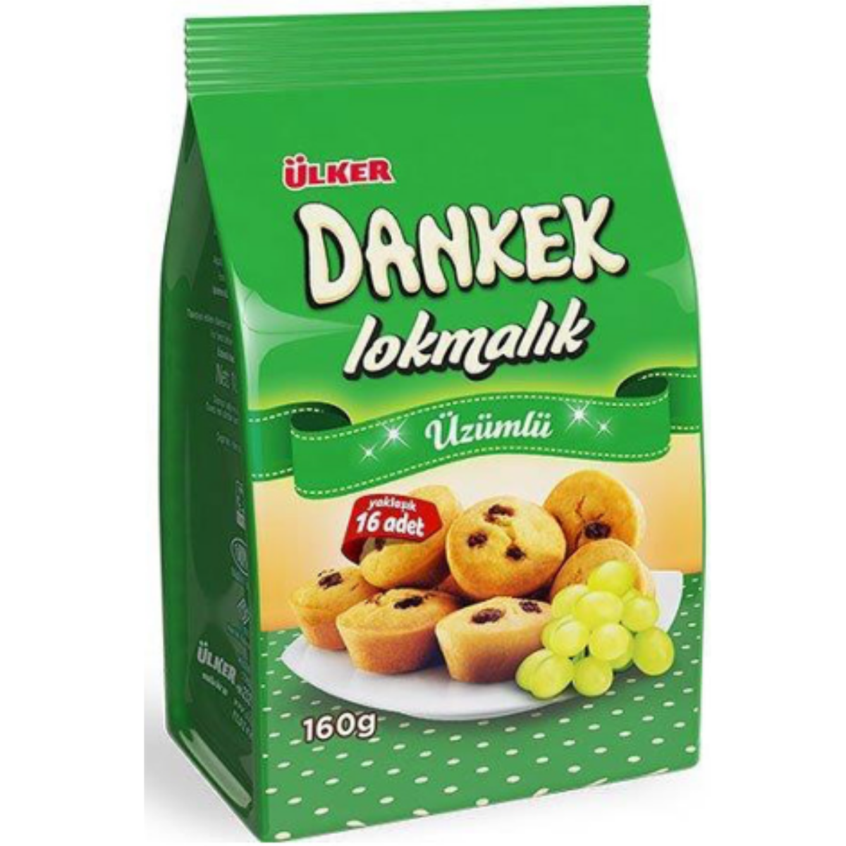 ULKER DANKEK LOKMALIK UZUMLU 160 G