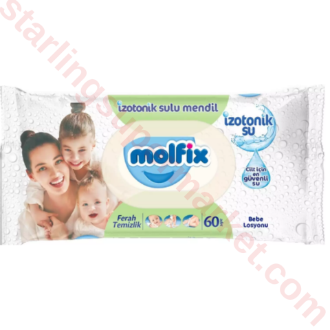 MOLFIX FRESH TEMIZLIK IZOTONIK SULU MENDIL 60 LI