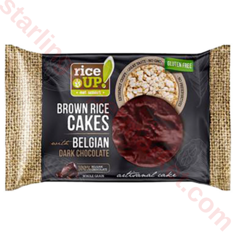 RICE CAKES WITH MILK BELGIAN DARK CHOCOLATE 30 G