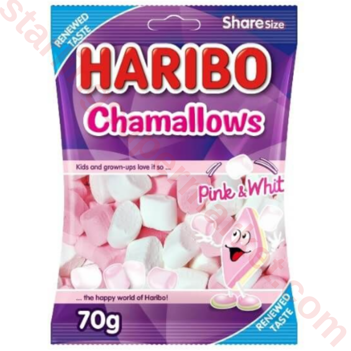 HARIBO CHAMALLOWS MARSHMALLOWS PINK-WHITE 70 G