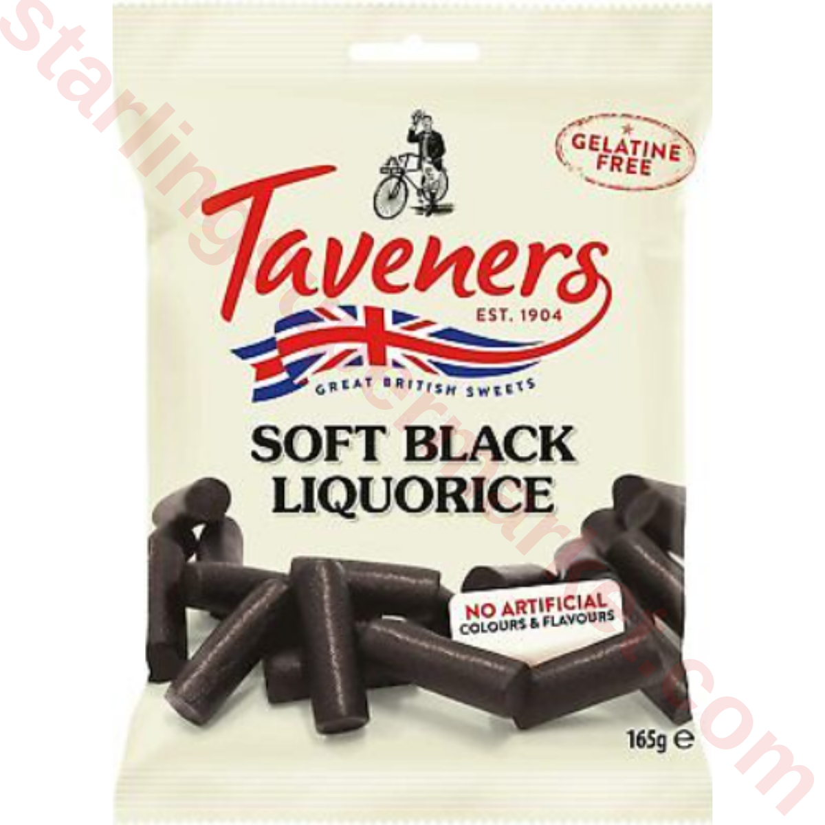 TAVENERS SEKER SOFTBLACK LIQUORICE 165 G