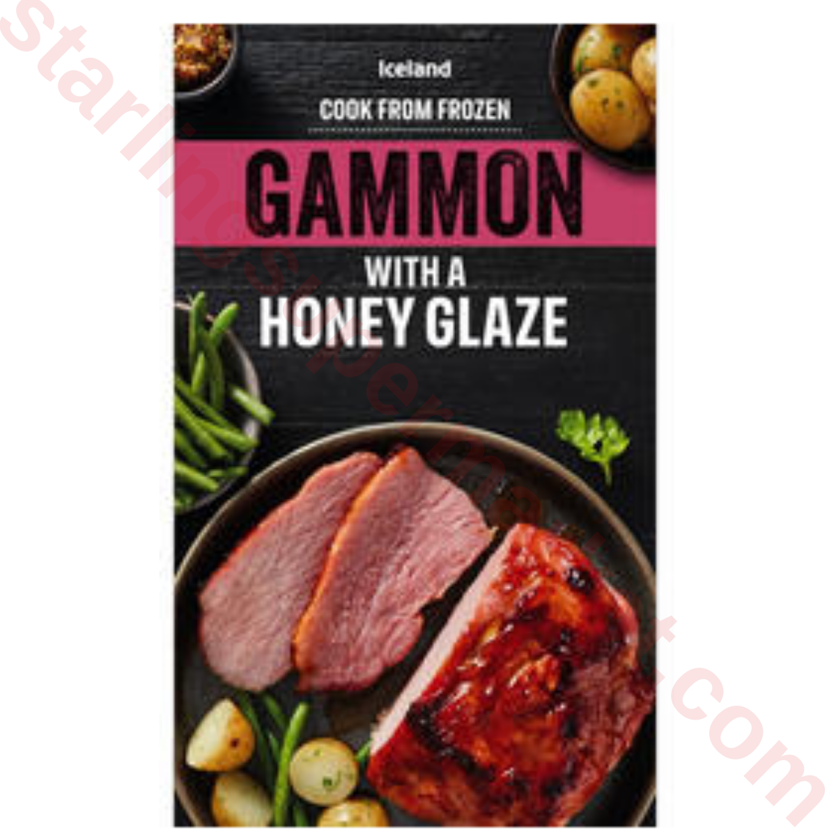 ICELAND PORK HONEY GLAZED GAMMON JOINT 500 G