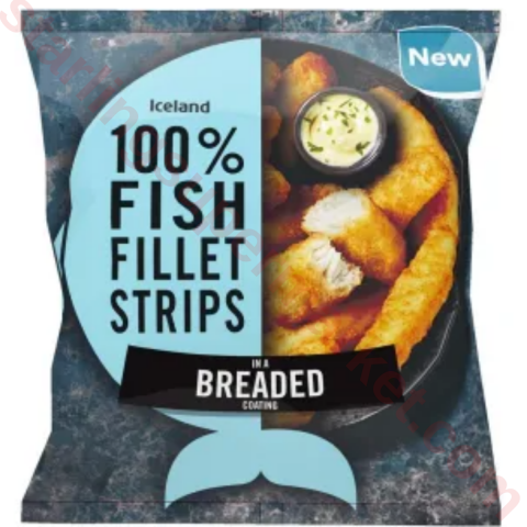 ICELAND BALIK BREADED FISH FILLET STRIPS 450 G