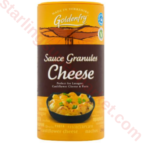 GOLDENFRY CHEESE SAUCE GRANULES 250 G