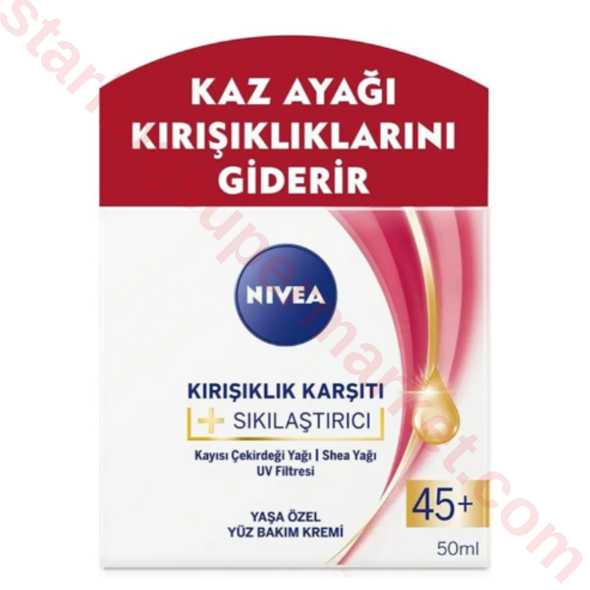 NIVEA KIRISIKLIK KARSITI + SIKILASTIRICI YAS 45+ 5