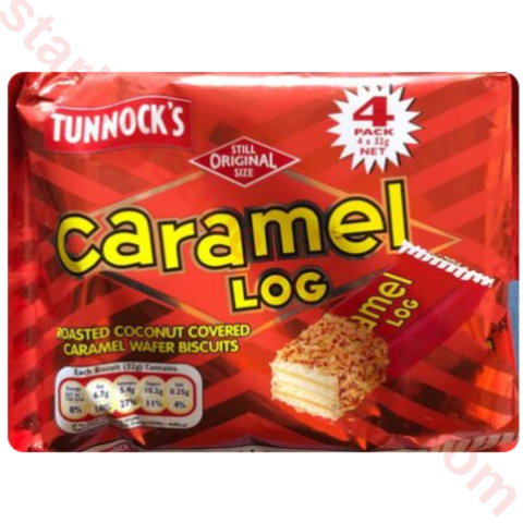 TUNNOCKS CARAMEL LOG 4*32 G