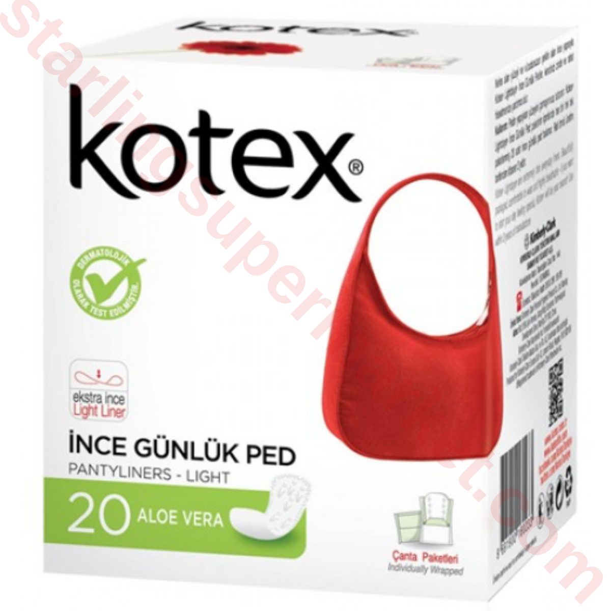 KOTEX LIGHTDAYS PARFUMLU INCE 18 LI