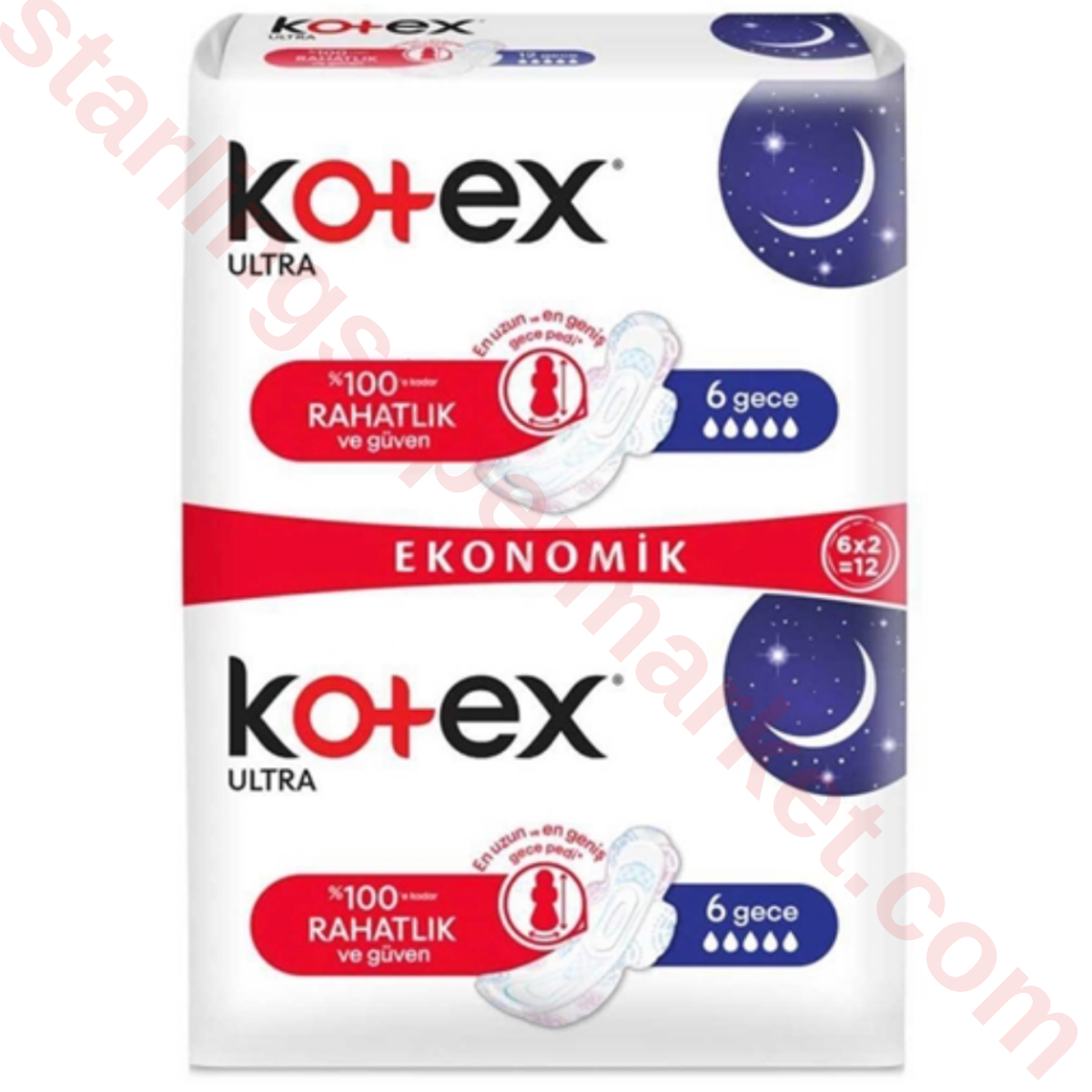 KOTEX ULTRA PED DOUBLE GECE 10 LU