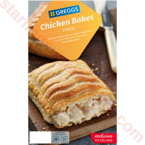 GREGGS BAKES CHICKEN 2 LI 306 G