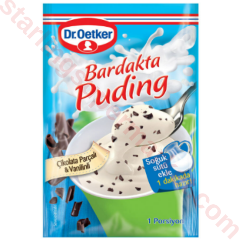 DR OETKER PUDING BARDAKTA CIKO.PAR.&VANILINLI 34 G