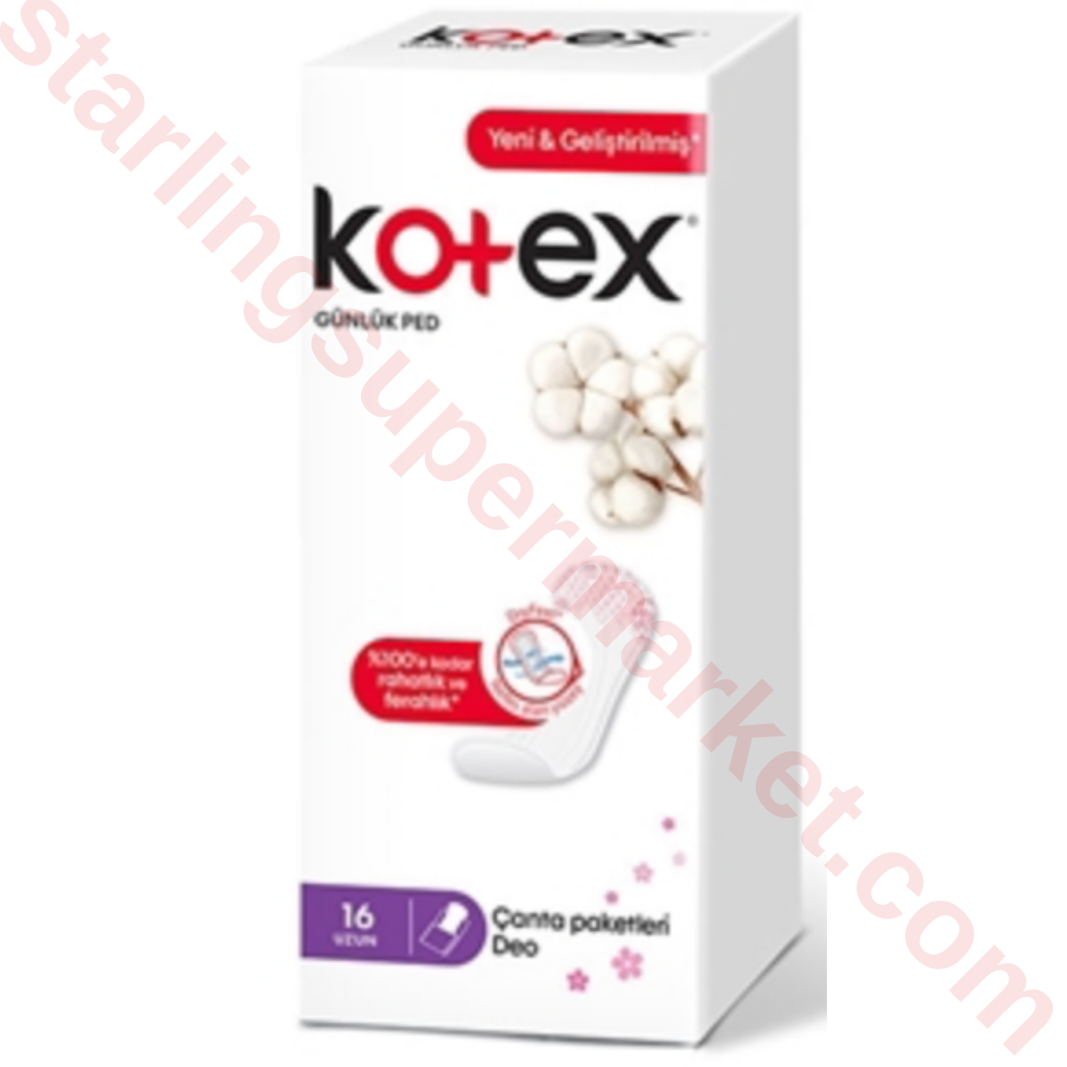 KOTEX ANYDAYS UZUN 16 LI