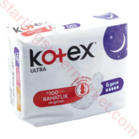 KOTEX ULTRA PED GECE 6 LI