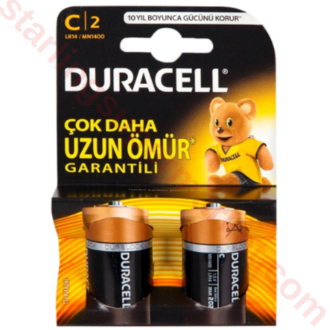 DURACELL ORTA PIL C 2 LI MN1400