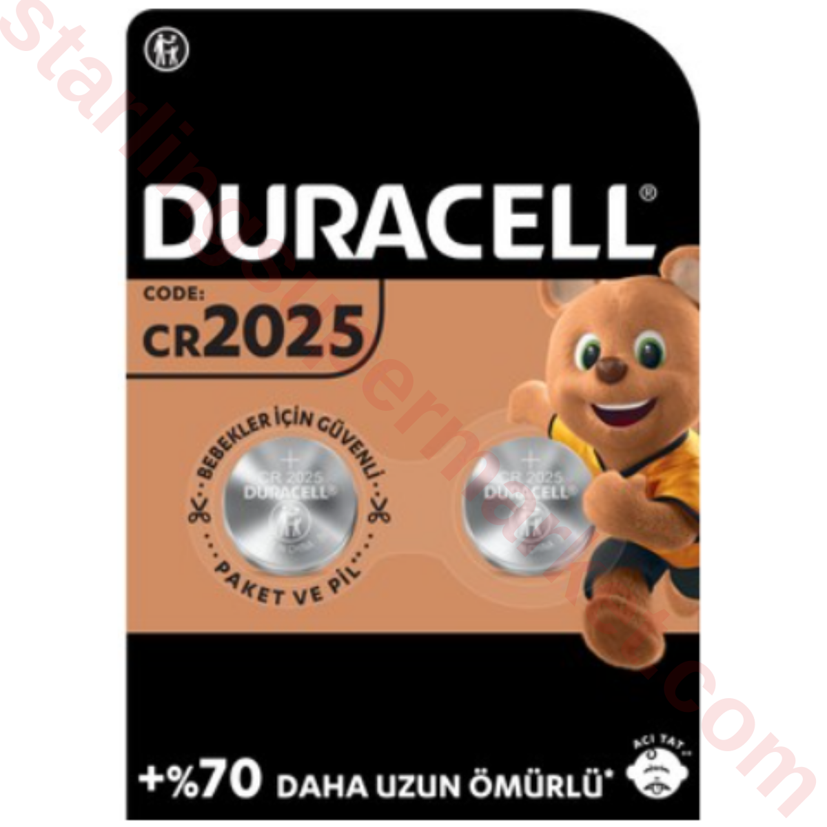 DURACELL OZEL PIL DUGME 3V 2025 TEKLI