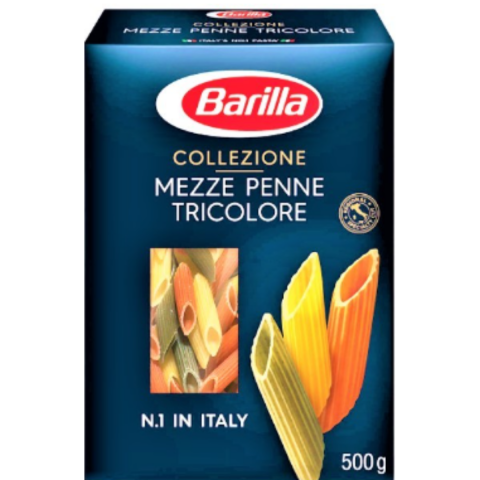 BARILLA MAKARNA KALEM TRICOLORE 500 G