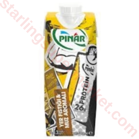 PINAR PROTEIN SUT YER FISTIGI MUZ AROMALI 500 ML