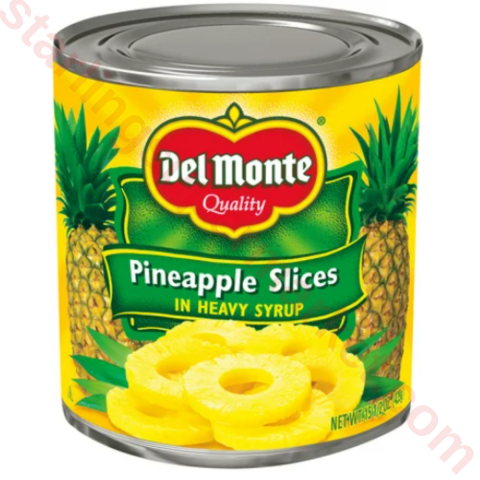 DELMONTE PINEAPPLE SLICED IN SYRUP 435 G