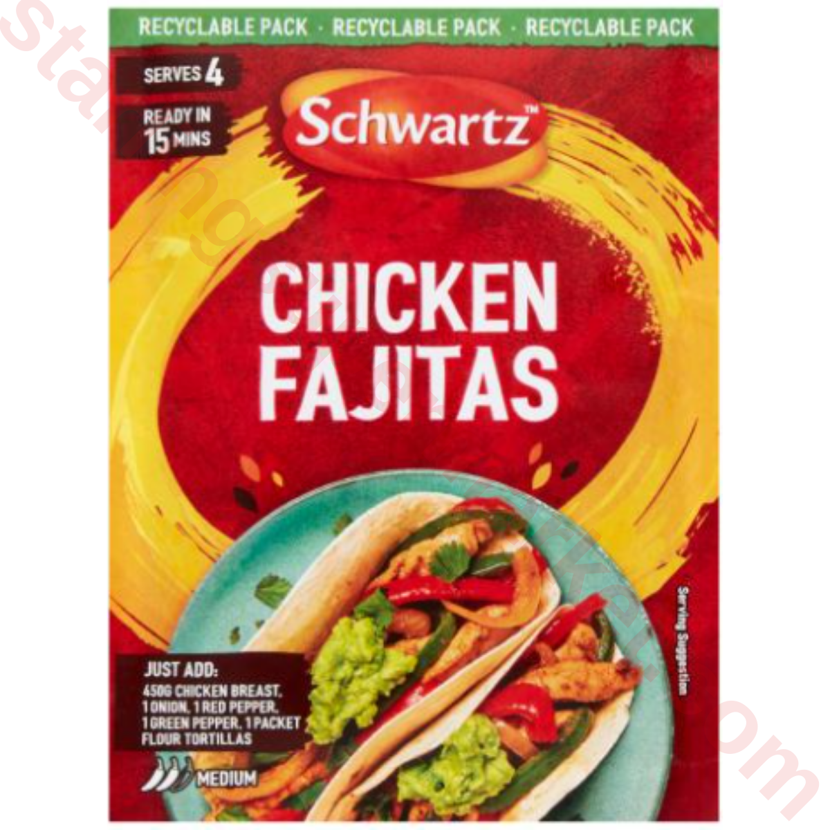 SCHWARTZ CHICKEN FAJITAS RECIPE MIX 35 G