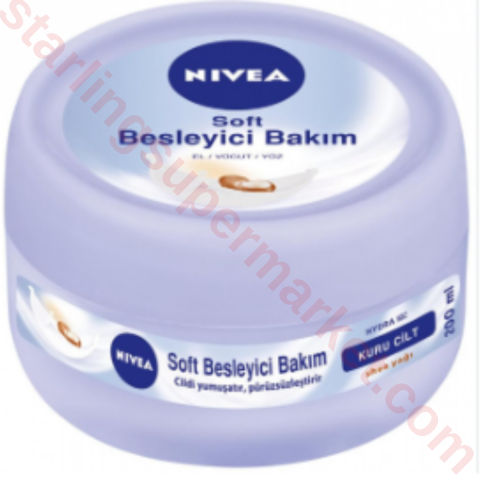 NIVEA SOFT EL KREMI KAVANOZ 200 ML