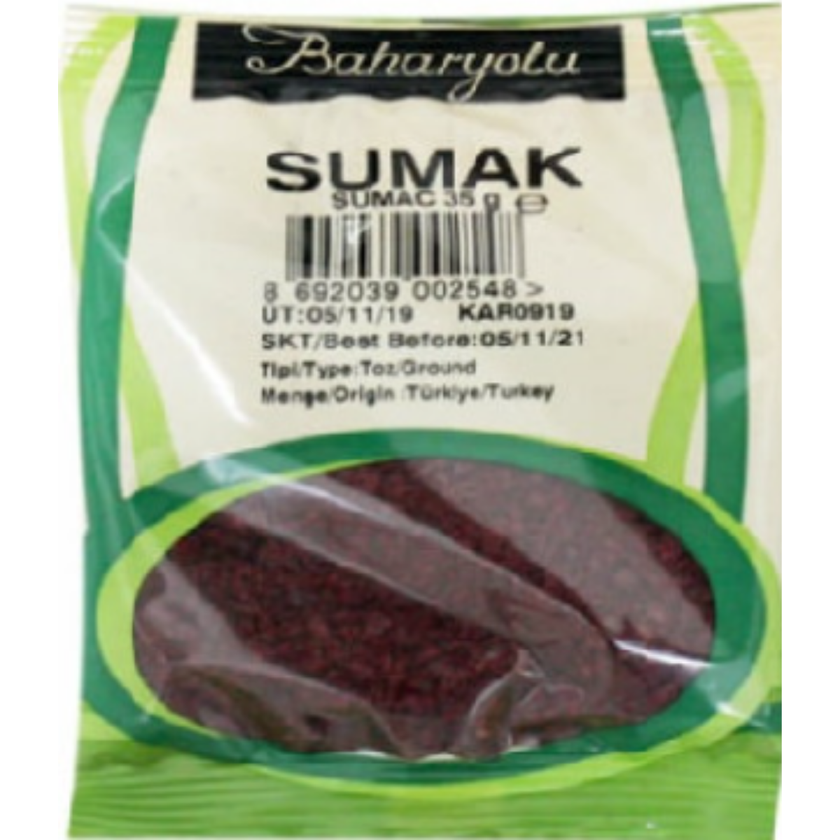 BAHARYOLU SUMAK TOZ 35 G