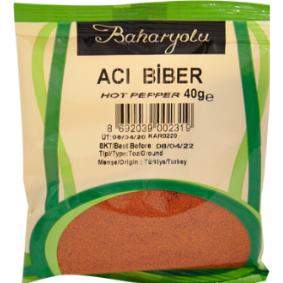 BAHARYOLU ACI BIBER TOZ 40 G