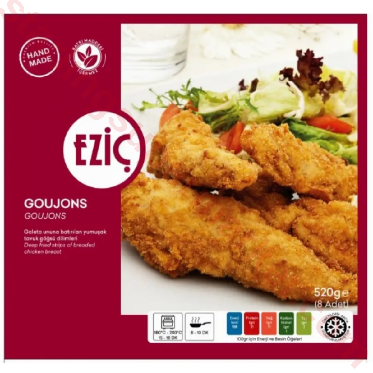 EZIC DONMUS GOUJONS 8 LI 520 G