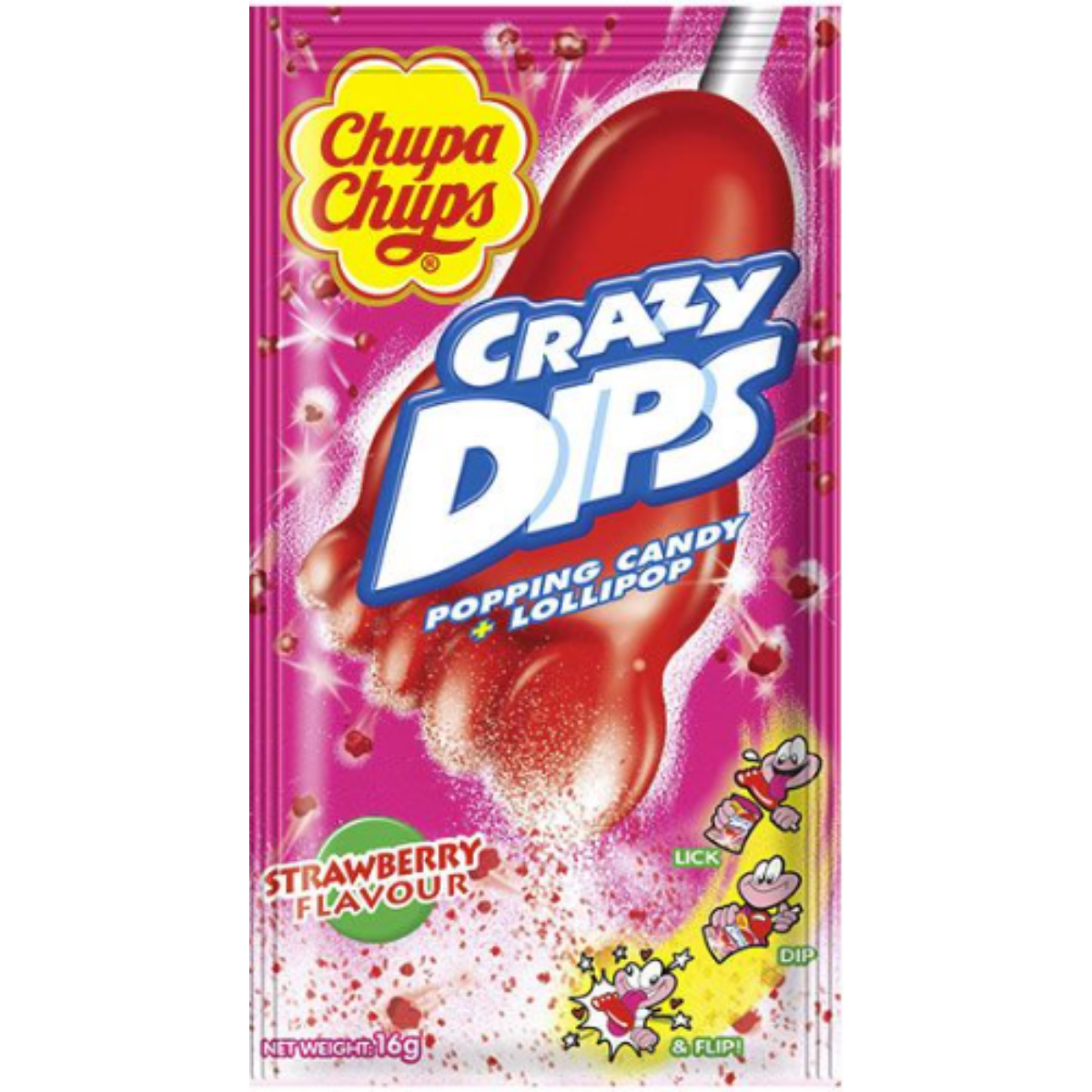 CHUPA CHUPS LOLIPOP CRAZY DEEPS CILEK 16 G