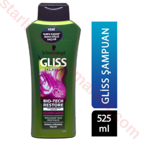 GLISS SAMPUAN BIO-TECH RESTORE 500 ML