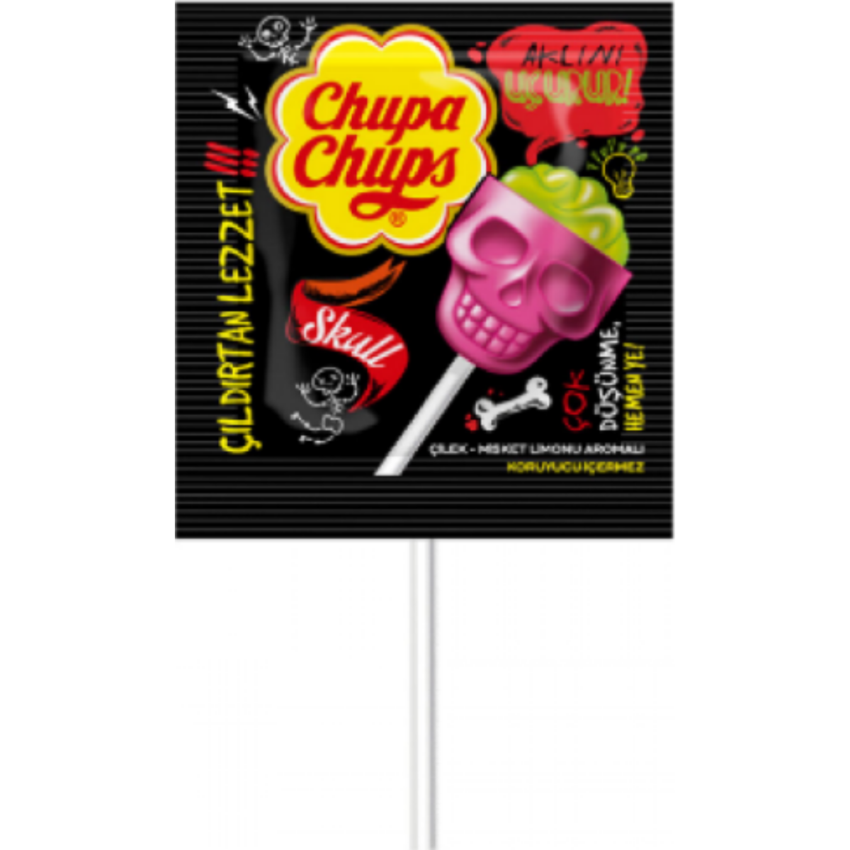 CHUPA CHUPS LOLIPOP 3D SKULL 15 G