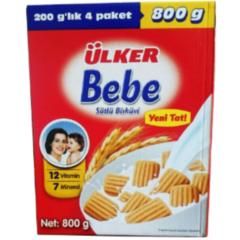 ULKER BEBE BISKUVI 800 G