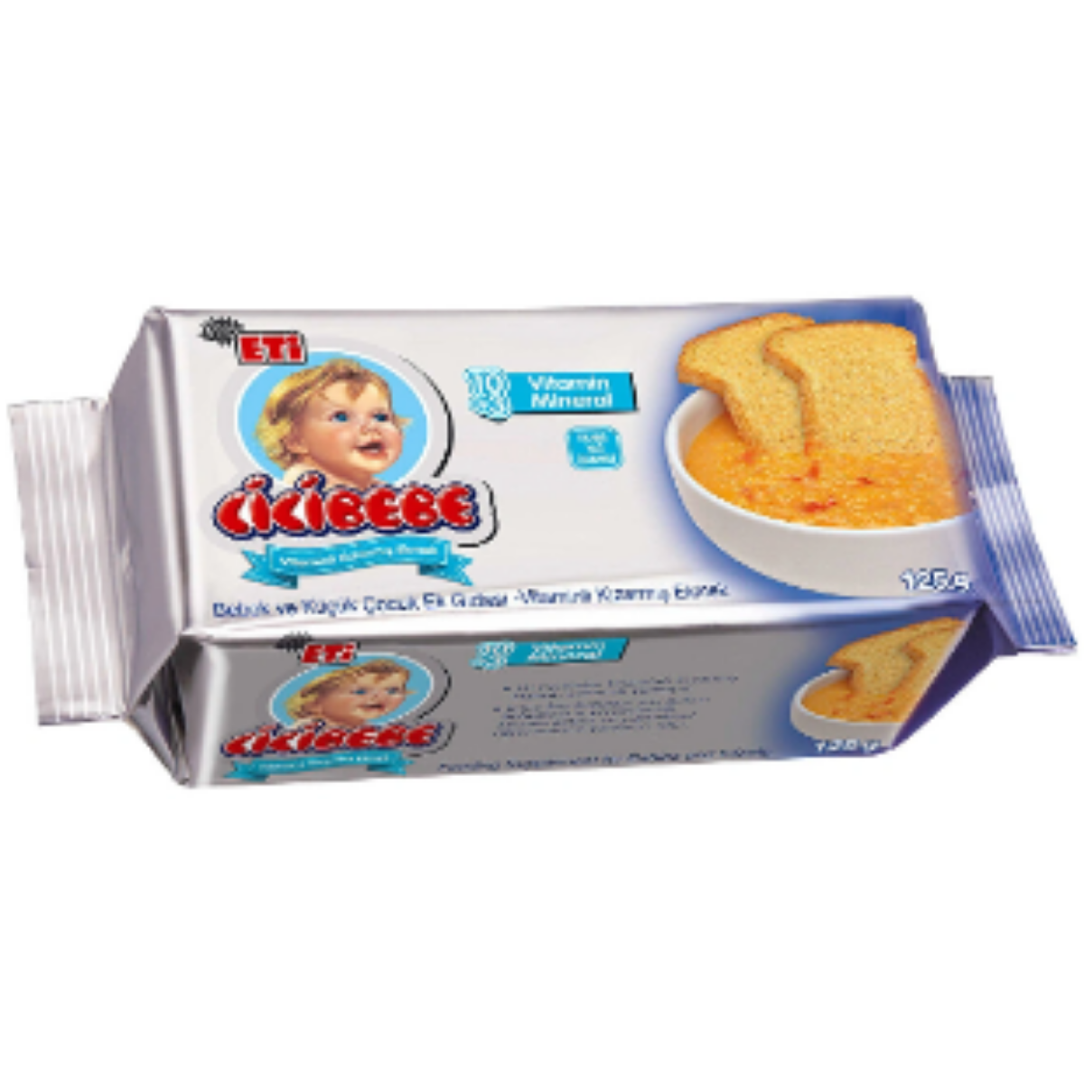 ETI BEBE EKMEK CICI BEBE VITAMINLI 125 G