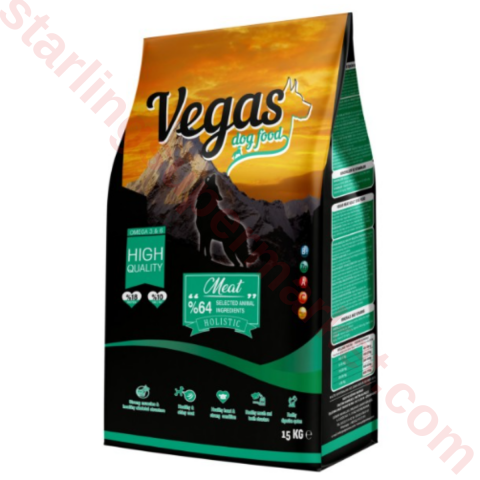 VEGAS DOG FOOD MEAT 15 KG