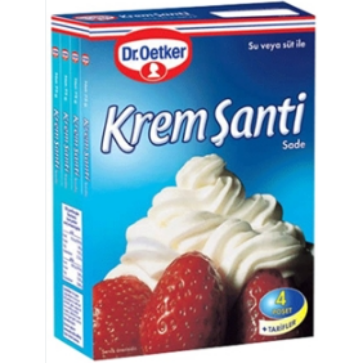 DR OETKER KREM SANTI SADE 300 G 4 LU