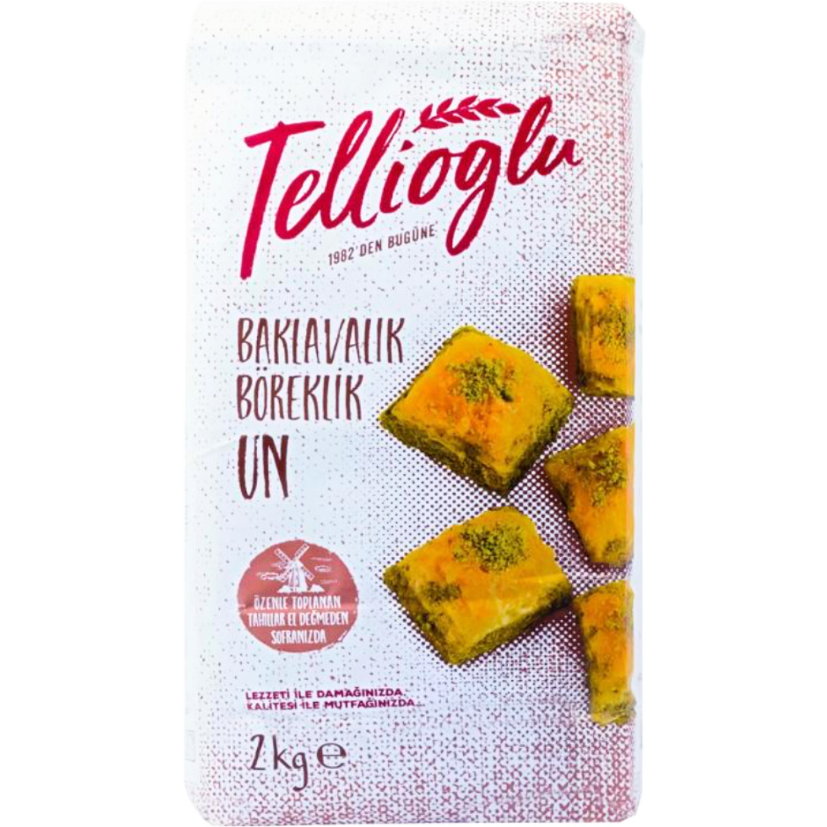 TELLIOGLU UN BAKLAVALIK BOREKLIK TUM AMACLI 2 KG