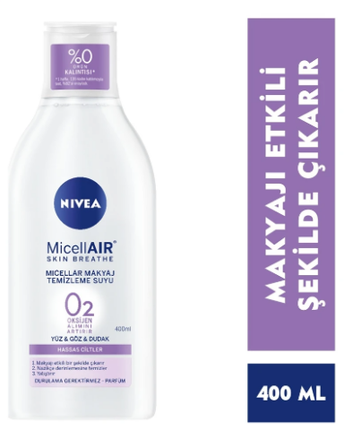 NIVEA MICELLAIR MAKYAJ TEMIZLEME SUYU HAS 400 ML