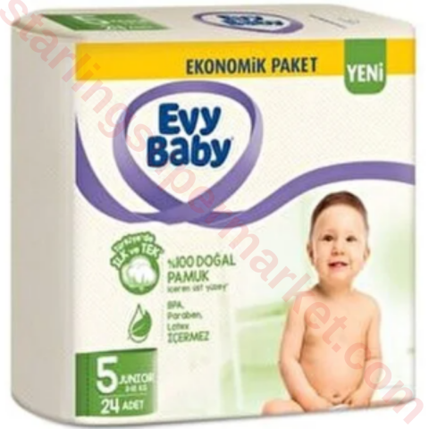 EVY BABY BEBEK BEZI JUNIOR NO:5 2 LI EKO PAKET