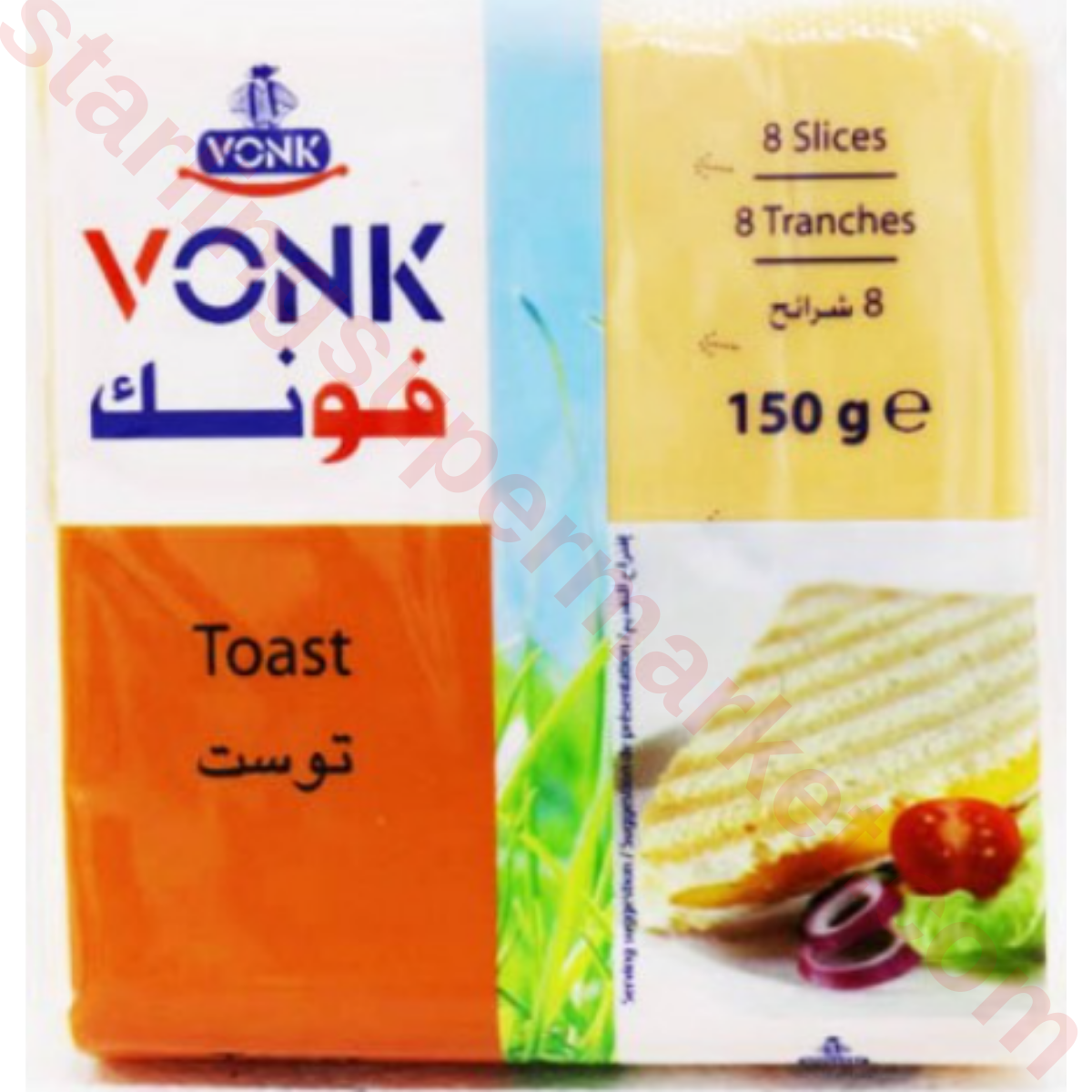 VONK SLICES TOAST 150 G