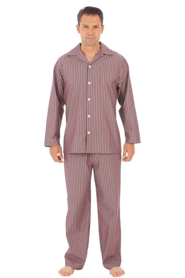 The DON Poplin Erkek Pijama Takımı Desen 16